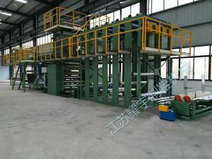 China Large Size Cloth / EVA Flame Laminating Machine With Air Exhaust Diaphragm factory