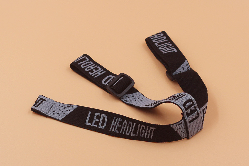2.5cm Jacquard Elastic Ribbon And Webbing For Head Lamp Head Light And Garment Accessories