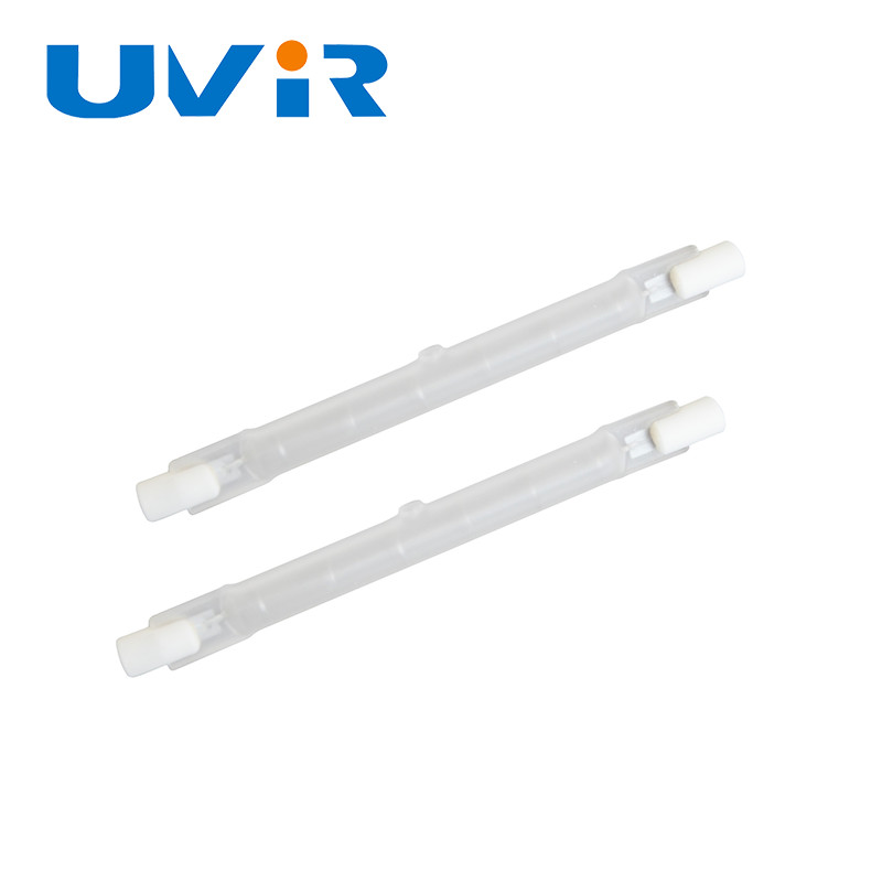 Halogen infrared heating lamp tube frosted quartz tube heating lamp