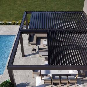China Revolutionary Design: Metal Gazebos with Smart Roofs for Extreme Climates factory