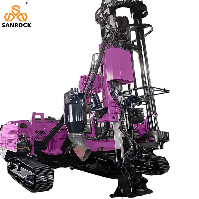 Mining Drilling Rig Equipment Lifting Force 18KN Hydraulic DTH Drilling Rig Rock Blast Hole Drilling Machine