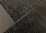 Alligator Pattern Dark Brown Velvet Material 250GSM Taped Super Soft