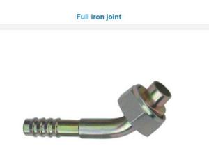 China Straight O-ring Female Auto Air Conditioning Fittings Auto Air Conditioning Hoses Pipe Iron fittings connectors factory