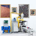 100-1000kg Capacity Scrap Copper Cable Recycling Machine For Copper Plastic