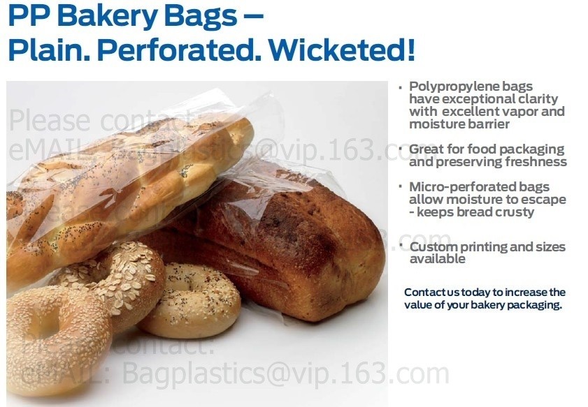 BOPP perforation bags, Wicketed Micro Perforated bags, Bakery bags, Bopp bags, Bread bags Micro Perforated Toast Bread P
