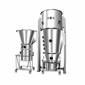 China FL salt fluid bed herb granules fluidized granulator factory