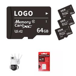 China Laser Engraving Logo Tf Card 64Gb 32Gb 16Gb 8Gb 4Gb Memory Cards For Security Cameras factory