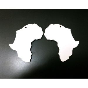 MDF Board Map Sublimation Earring Blanks for Anniversary