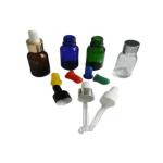 30ml / 50ml Custom Glass Dropper Bottles Round Shape With Logo Printing
