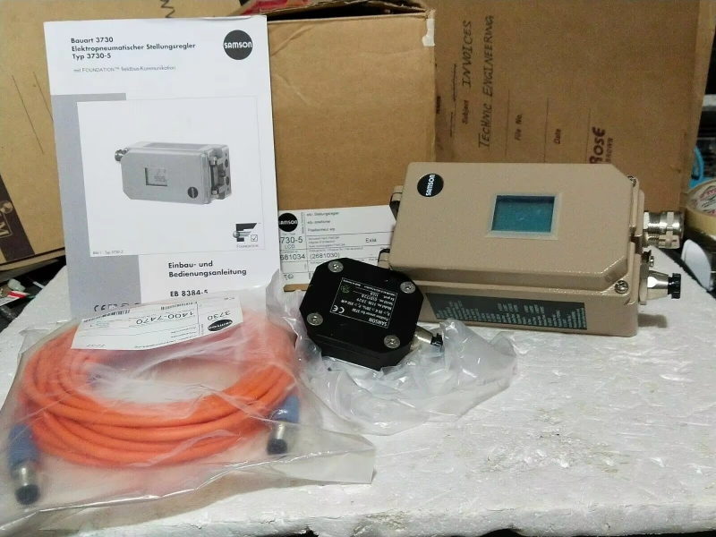 Samson 3730 Eectropneumatic Valve Positioner 3 Way Pneumatic Control Valve