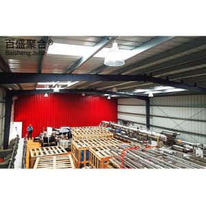 China Bending Welding Prefab Steel Warehouse Buildings Godown Steel Structures factory