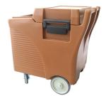 Food Grade LLDPE 125L Commercial Ice Caddy On Wheels