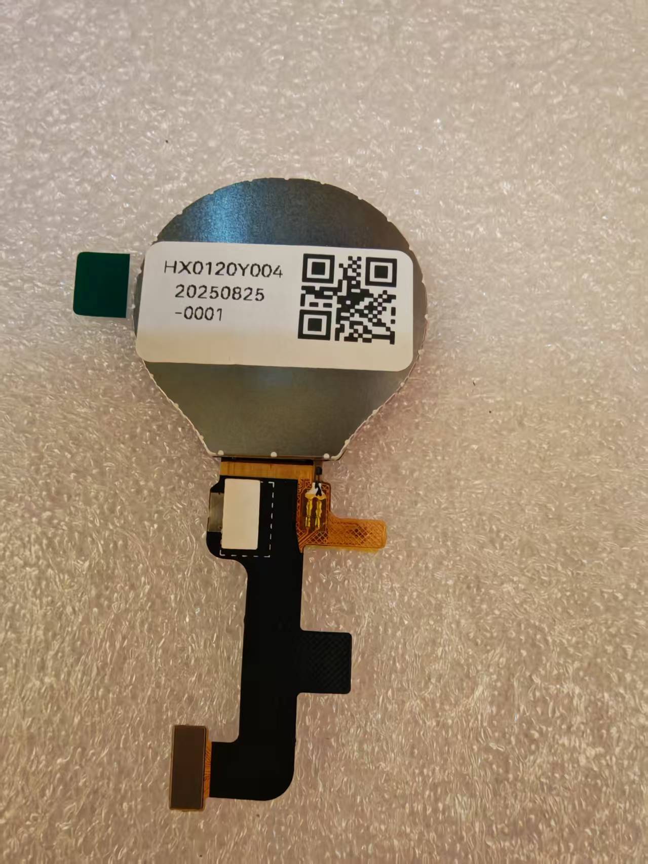 1.2 Inch Round TFT Display 240x240 Resolution MCU Interface Driving IC NV3002B 400C/D brightness