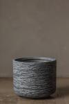6inch Round Grey Plant Pots