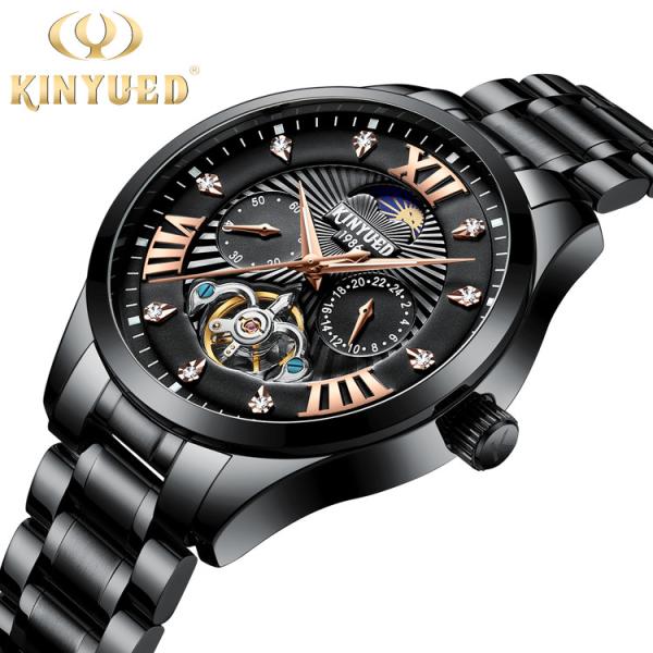 KINYUED High Quality Custom Waterproof Watch Watch Buckle Stainless Steel