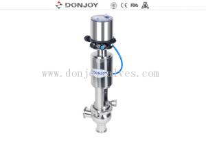 China Double Seat Sanitary Reversing Valve Divert 316L Stainless Steel 3/4&quot; factory