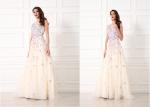 Ladies Long Sleeves Vintage Evening Gowns , Multi Color Vintage Party Dresses