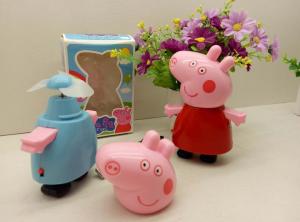 China Cartoon pig rechargeable fan, mini usb charging desktop fan gift factory