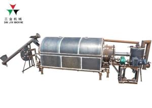 China Biochar Charcoal Kiln Olive Nuclear Charcoal Carbonization Machine factory