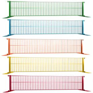 China 2mm Temporary Chain Link Fence 2m 2 Folds Galvanized factory