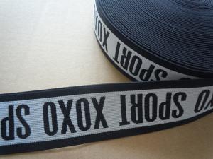 China Custom Logo Good Stretch Jacquard Elastic Waistband / Underwear Elastic Band factory