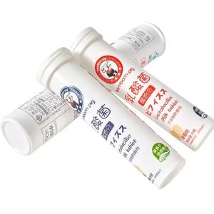 China Custom Candy Tube Packaging with Matte Surface Handling and Effervescent Tablet Tubes on sale