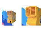 Small Inflatable Model, Inflatable Cartoon Fan SL-100 100W Advertising Air Model