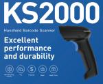 IP65 KS2000 Handheld 2D Barcode Scanners Wireless Connecting