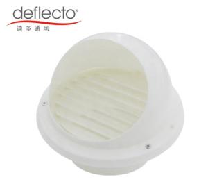 China UL ISO Plastic Air Vents Outdoor Round ABS Louver Vent Cap Weather Resitant factory