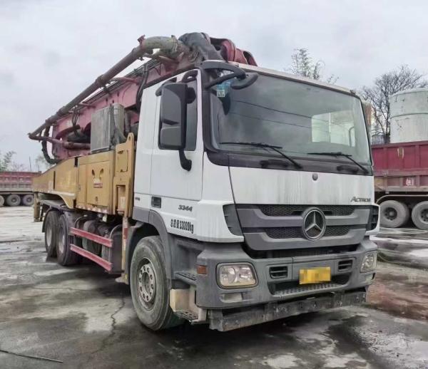 2018 Sany Heavy Industry 47m concrete pump truck installed with Mercedes-Benz