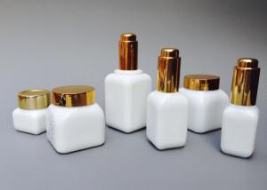 China 100% Pure Hand Made Glass Cosmetic Packaging Set 50g 40ML 100ML 120ML factory