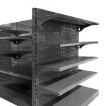 Cold Rolled Steel Retail Supermarket Shelving System With 30-80KG/Layer Load