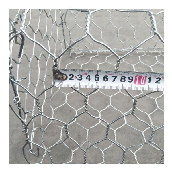 China 4x1x1m Metal Gabion Baskets Hot Dipped Galvanized Wire Mesh factory