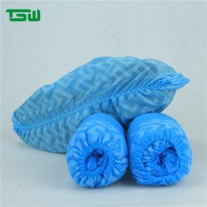 China Cleanroom Disposable Nonwoven Anti Skid Shoe Covers factory