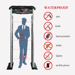 China ABS Material Door Frame Metal Detector Waterproof IP65 Arch Walk Through Gate Suit factory