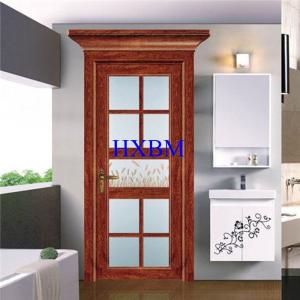 China New Design Single Glazed Aluminum Interior Doors For Villas Decoration factory