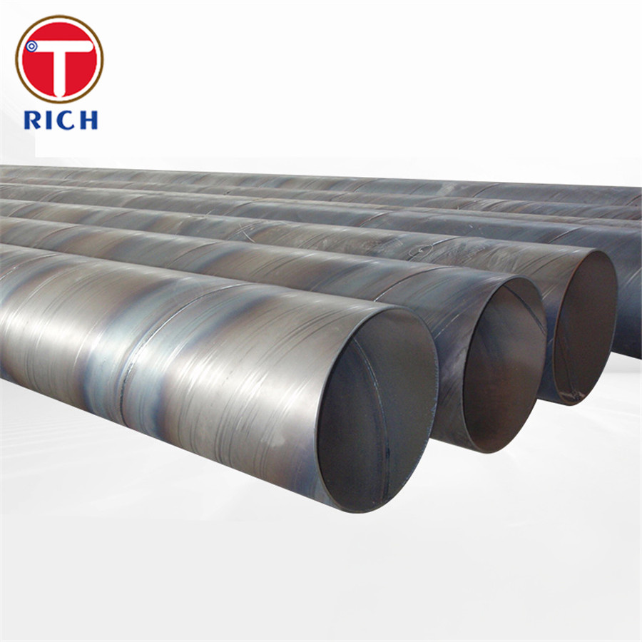ASTM A1005 Gr.50 Black Plain End Helical Seam Welded Steel Tube For Fluid Transport