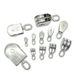 ZINC PLATED Finish Stainless Steel 304 Wire Rope Lifting Pulley Block 25mm
