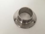 Stainless Steel Wood Handrail Connectors , Floor Mount / Wall Mount Flange