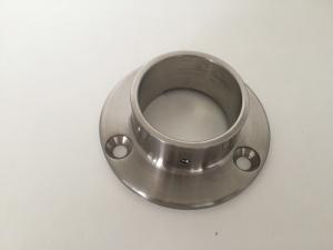 China Stainless Steel Wood Handrail Connectors , Floor Mount / Wall Mount Flange factory