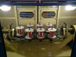 China FUCHUAN 0.64mm Copper Wire Bunching Machine With 7.5Kw Take Up Motor Power factory