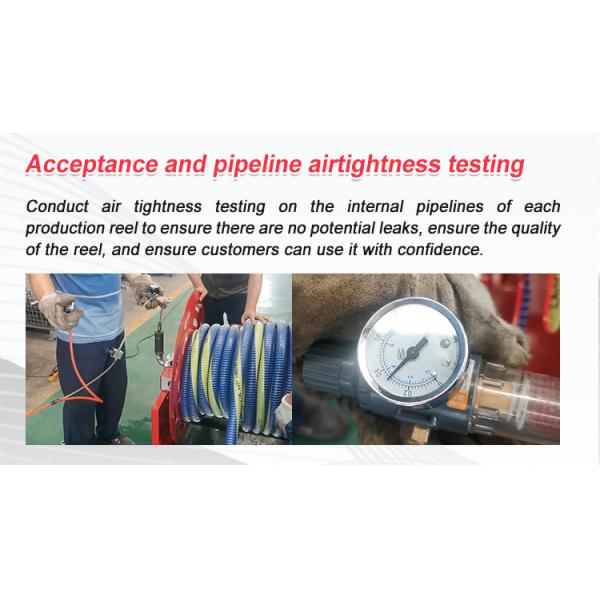 Key words Large 100meter Manual Retractable Fuel Hose Reel for Oil Fields in Customized Color