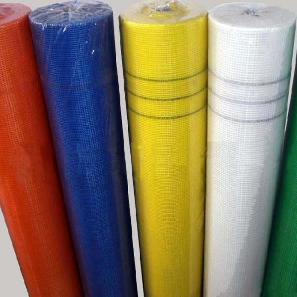 Strength Glass Fiber Netting / Fiberglass Mesh Roll for Wall 4*4mm Aperture 800N