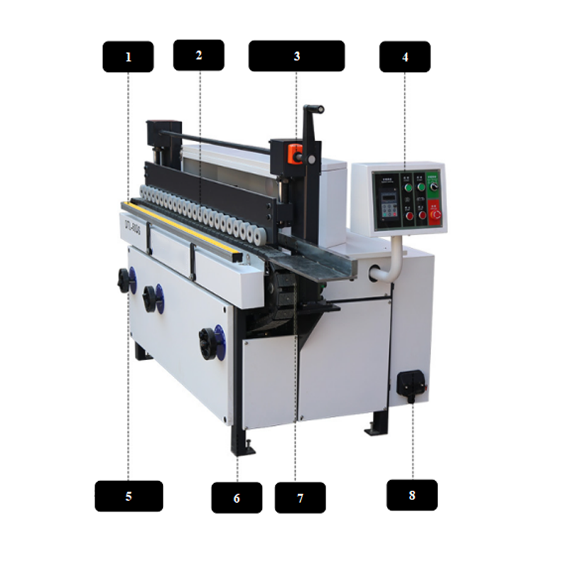 380V/50Hz Power Supply and Key Components Wood Sanding Machine for Manufacturing Plants