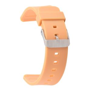 China 2 Pieces Stiff Silicone Adjustable Watch Band 16mm 100 Waterproof factory