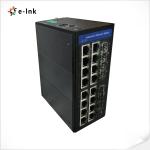 Managed Industrial 16-port 10/100/1000BASE-T + 8-port 100/1000BASE-X SFP