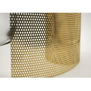 Thickness 0.1mm-8mm Punched Metal Sheet Perforated Copper Screen with Aperture 0