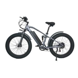 China Full Suspension MTB Electric Mountain Bike With 750W Motor And Lithium Battery factory