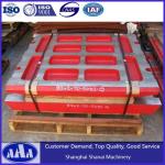 High Manganese Steel Casting jaw Plate For Komatsu Jaw Crushers