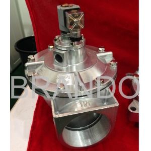 China Double Diaphragm Right Angle Electromagnetic Pulse Valve 2 1/2 Connecting Port on sale